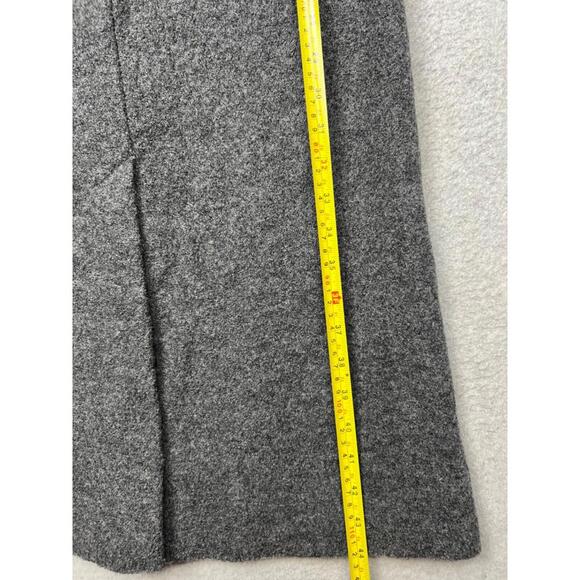 Zara Collection Womens Wool Tubetop Bodycon Dress L Modern Retro Mcm Minimalist - Picture 5 of 11